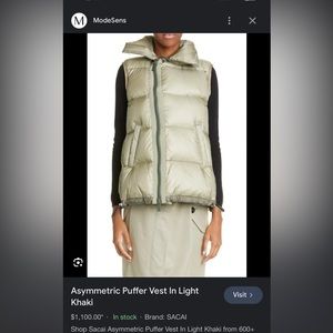 Sacai Puffer Vest